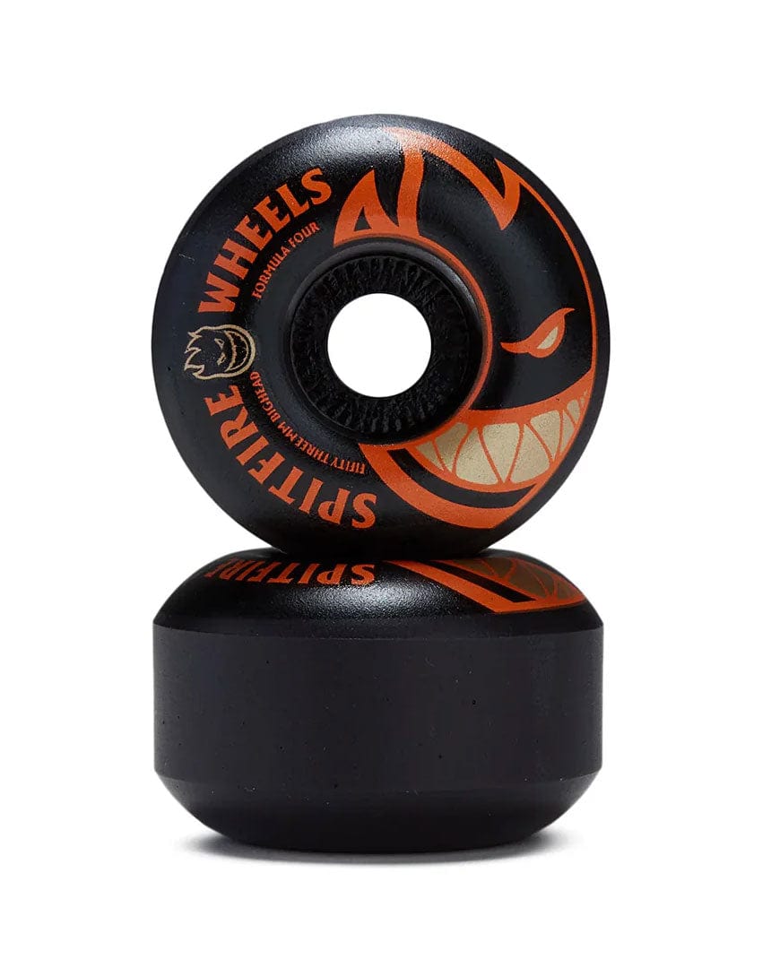 Spitfire F4 Bighead 99a Black/Orange Wheels - 53mm - 21110360B53 - 888560332966