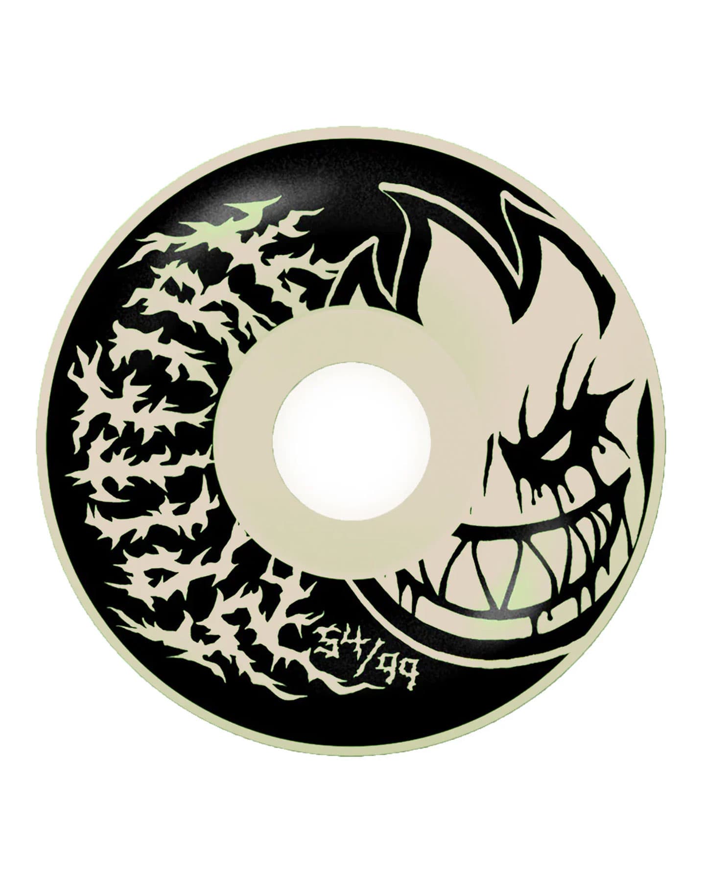 Spitfire F4 Radial Full Deathmask II B Head Glow in the Dark Wheels - 21110412B54 - 888560395565