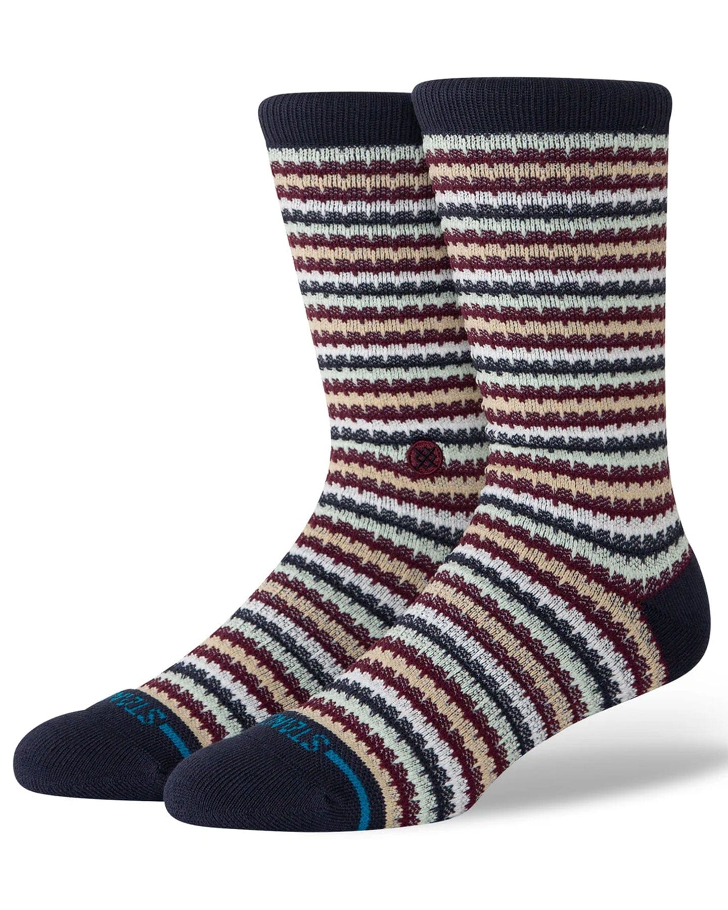 Stance Chiclets Waffle Knit - Navy - -