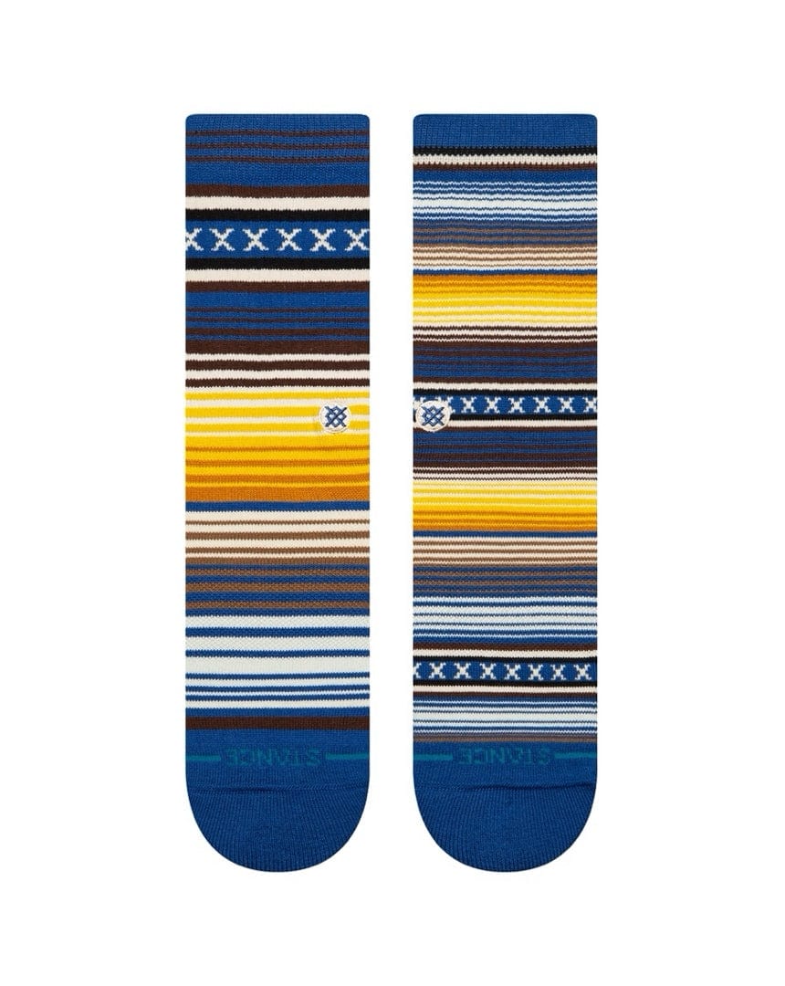 Stance Curren St Crew Socks - Blue - A556A20CHS BLU - 190107583251