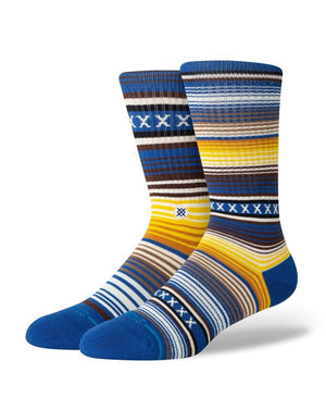 Stance Curren St Crew Socks - Blue - A556A20CHS BLU - 190107583251