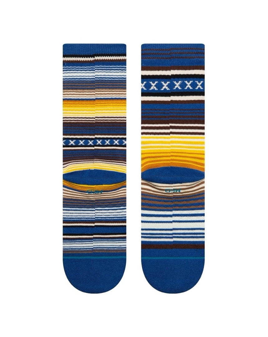 Stance Curren St Crew Socks - Blue - A556A20CHS BLU - 190107583251