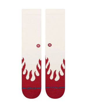 Stance Heatin Up Crew Socks - Red - A556C26HEA -