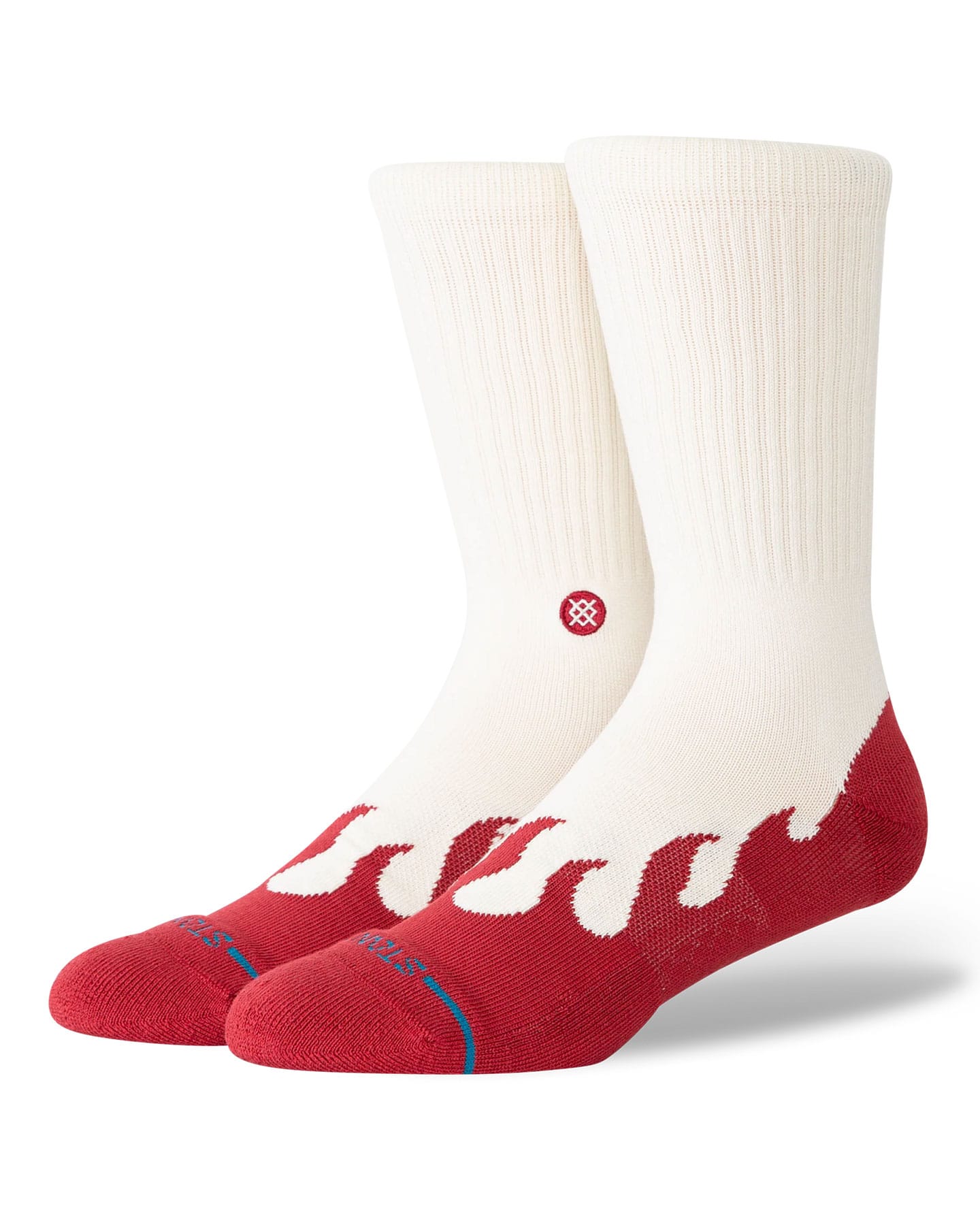 Stance Heatin Up Crew Socks - Red - A556C26HEA -