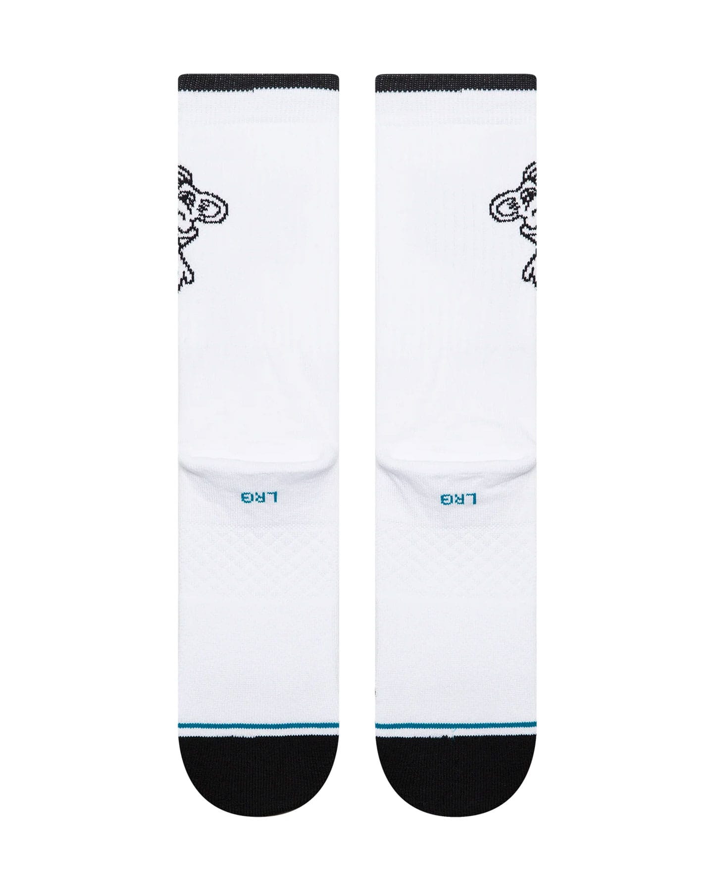 Stance High Quality Low Class Crew Socks - White - A556C26HIG -
