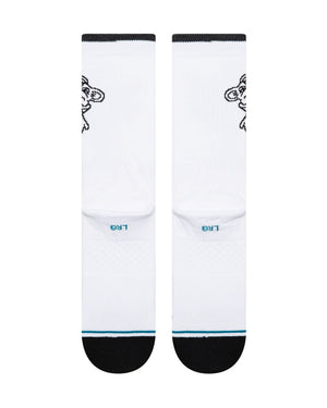 Stance High Quality Low Class Crew Socks - White - A556C26HIG -