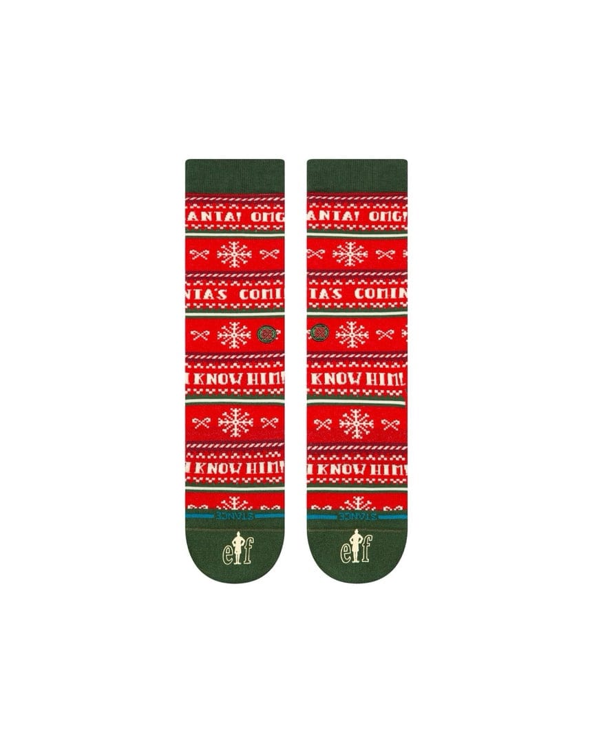 Stance I Know Him Crew Socks - Red - -