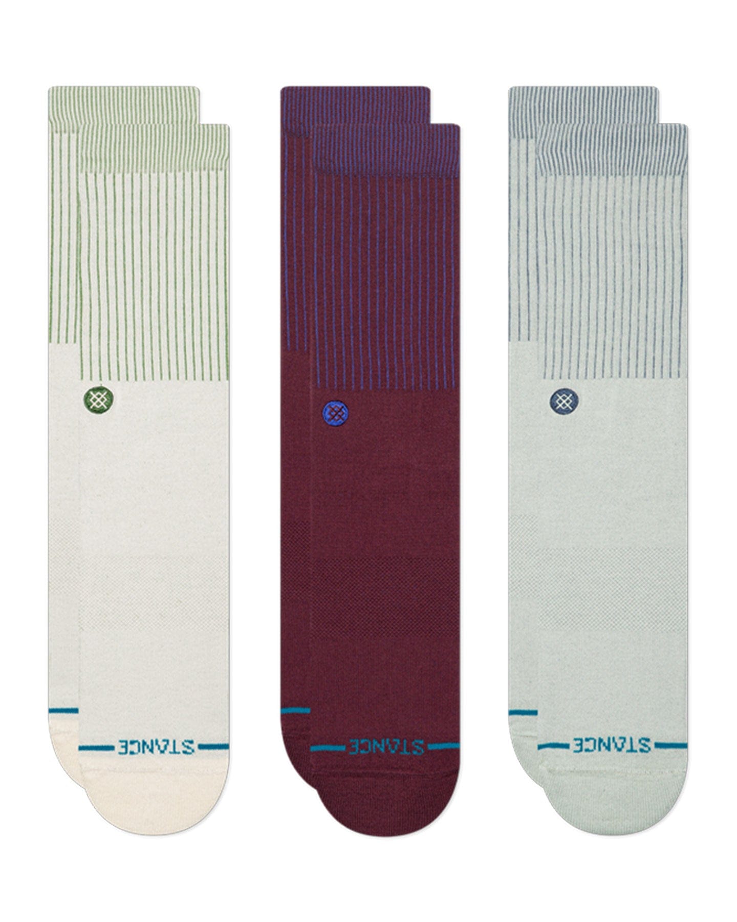 Stance Icon Crew 3 Pack - Pop Canvas - A556D25ICO - 190107645980