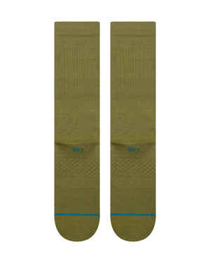Stance Icon Socks - Olive - -