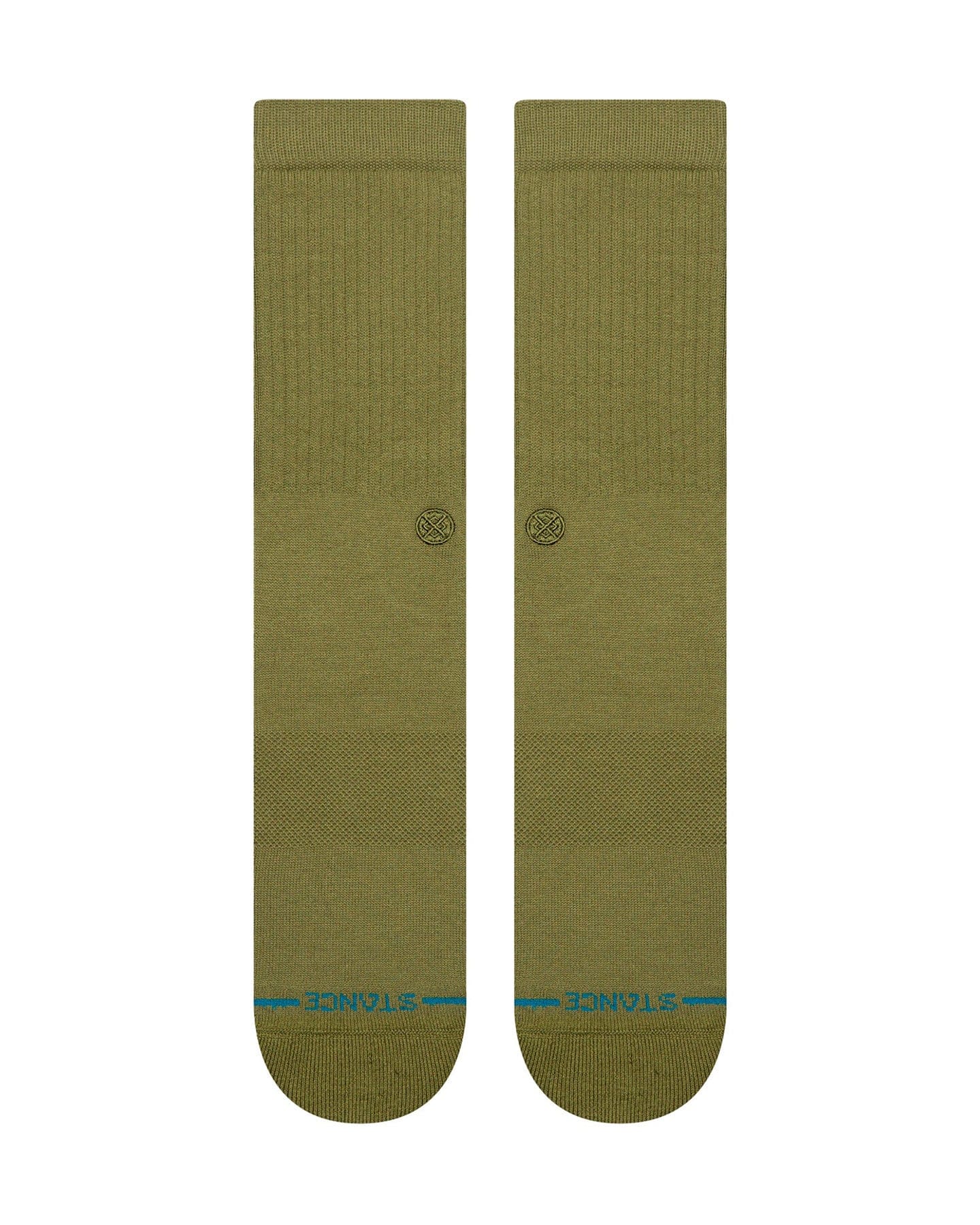 Stance Icon Socks - Olive - -