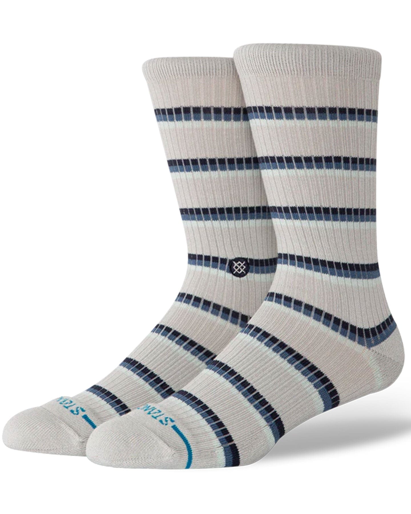 Stance Multistripe Ribbed - Grey - -