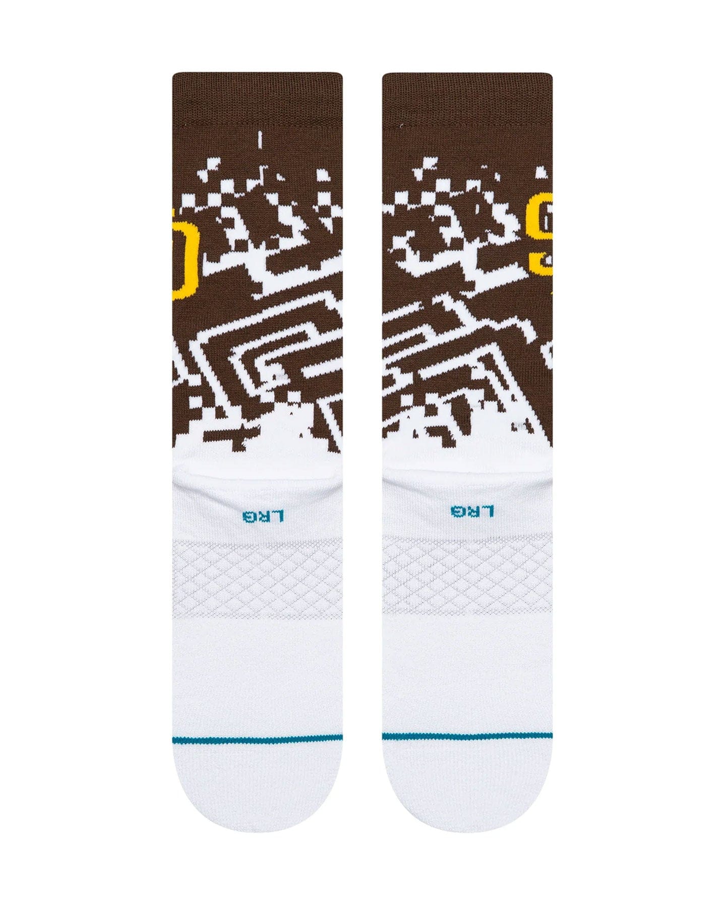 Stance Pixel SD Socks - Medium Brown - A555A26PXS -