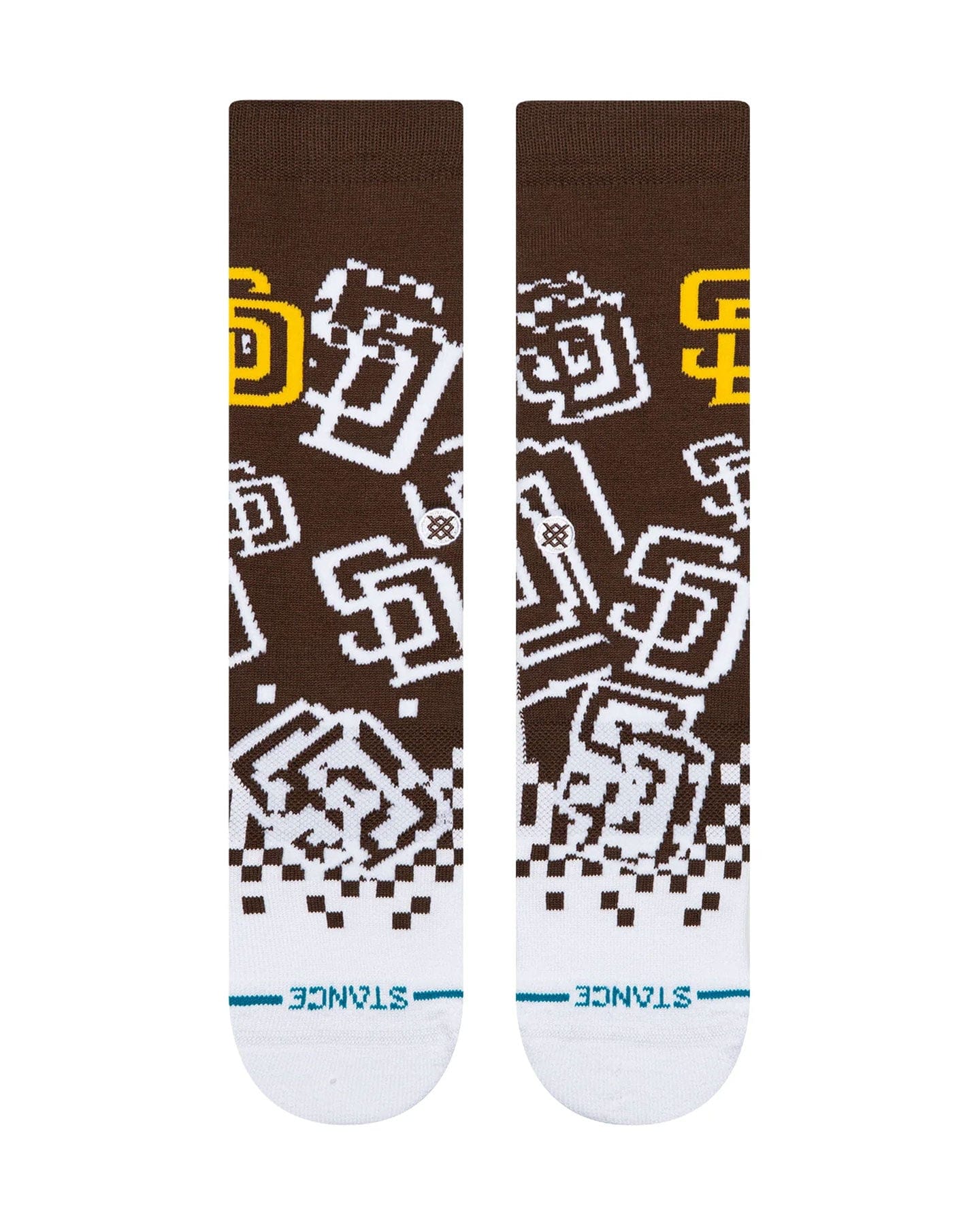 Stance Pixel SD Socks - Medium Brown - A555A26PXS -