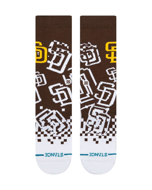 Stance Pixel SD Socks - Medium Brown - A555A26PXS -