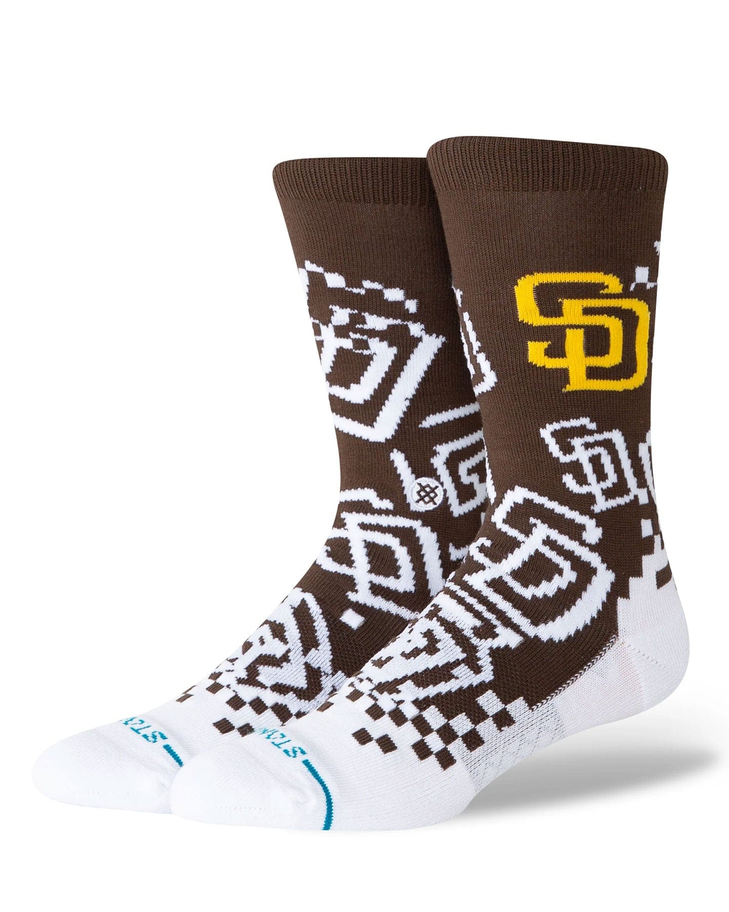 Stance Pixel SD Socks - Medium Brown - A555A26PXS -
