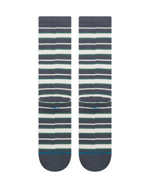 Stance Signature Stripe Crew Socks - Turbulence - A556GC26SS - 190107668637