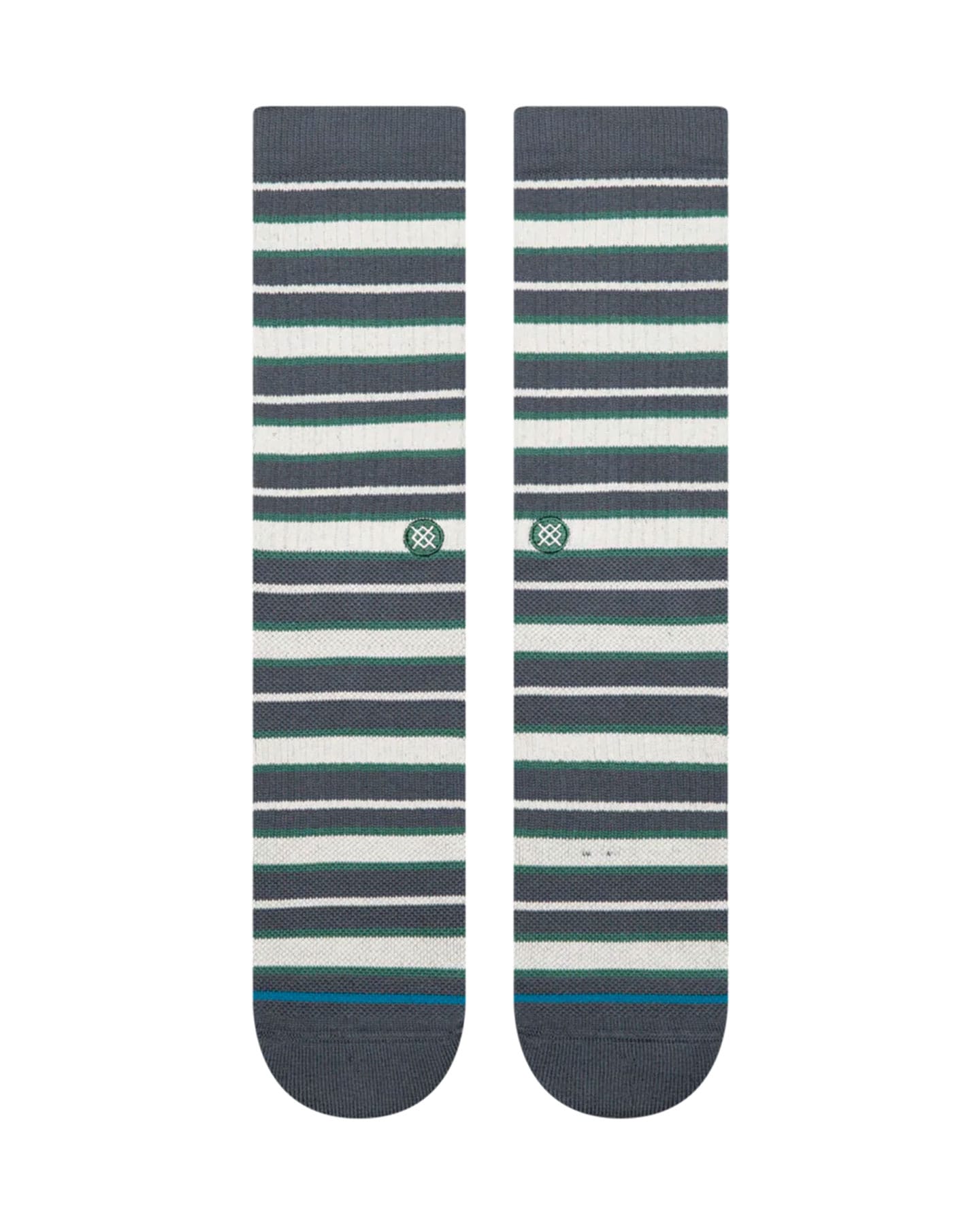Stance Signature Stripe Crew Socks - Turbulence - A556GC26SS - 190107668637
