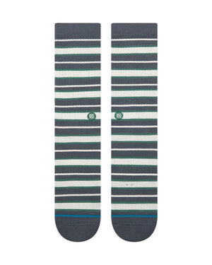 Stance Signature Stripe Crew Socks - Turbulence - A556GC26SS - 190107668637