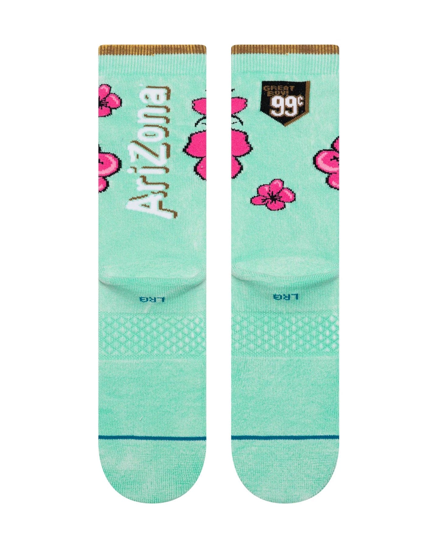 Stance x Arizona Iced Tea Socks - Turquoise Aqua - A555A2699C -