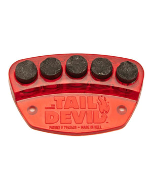 Tail Devil Skateboard Spark Plate - Red - - 769894381540