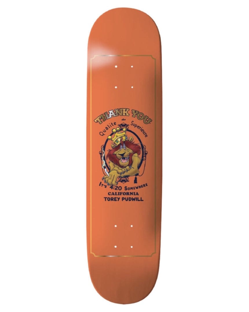 Thank You Skateboard Deck Thank You Pudwill Roll Up Deck - 8.0