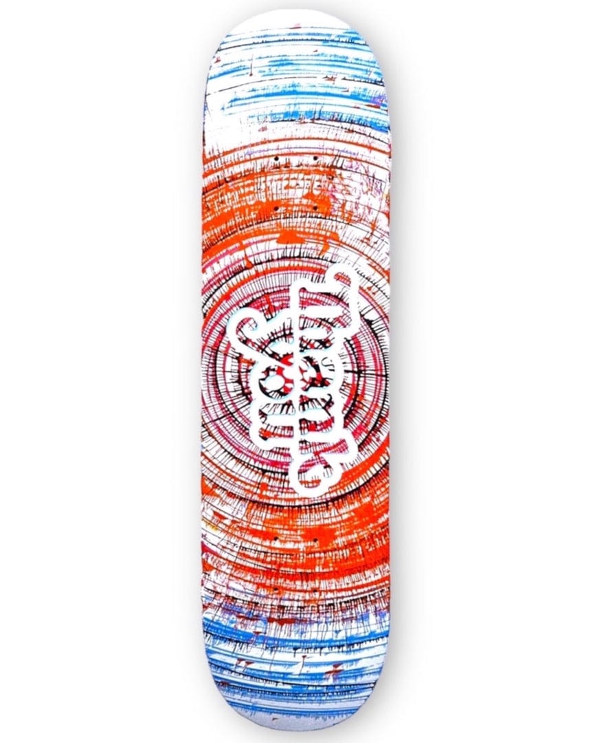 Thank You Skateboard Deck Thank you Spin Paint Deck - 8.5