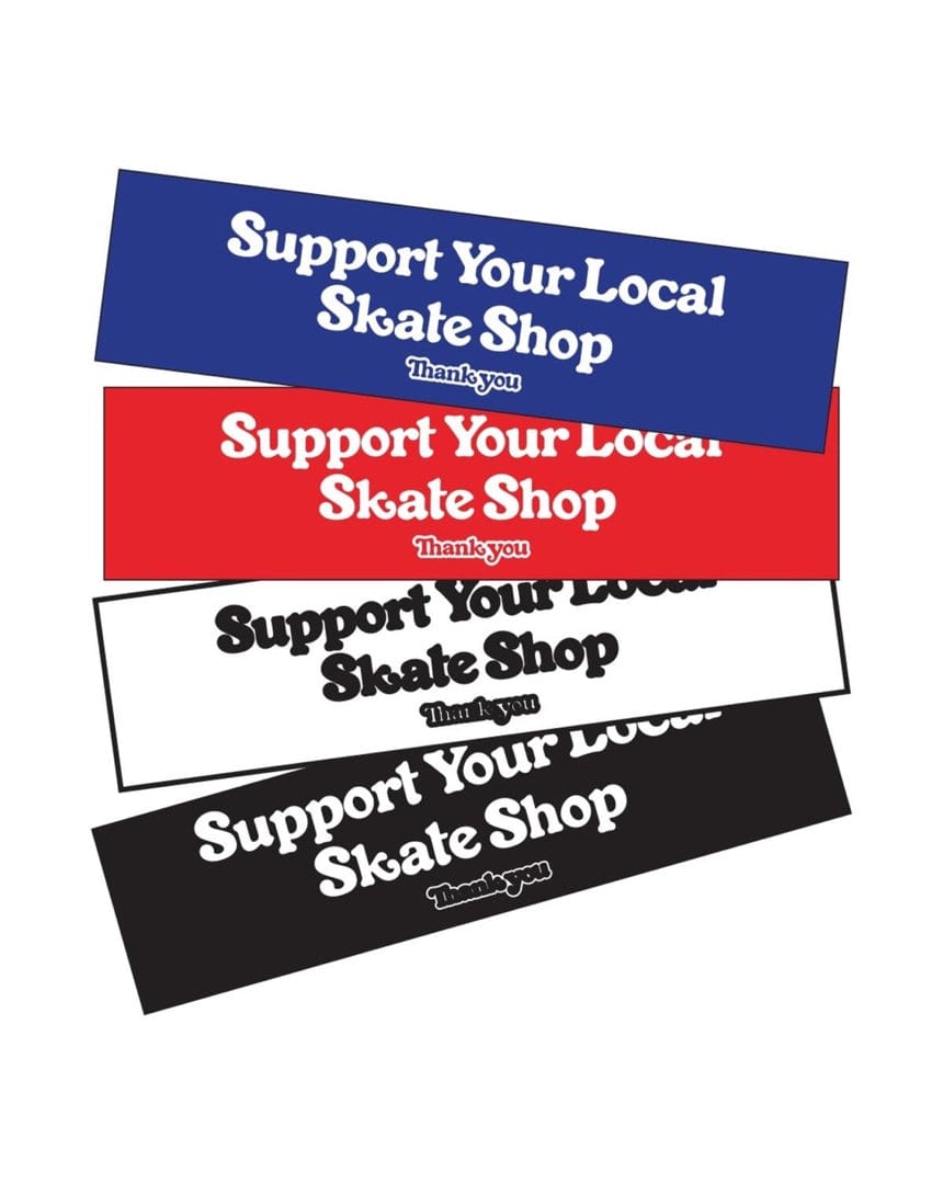 Thank You Support Bumper Sticker - Black