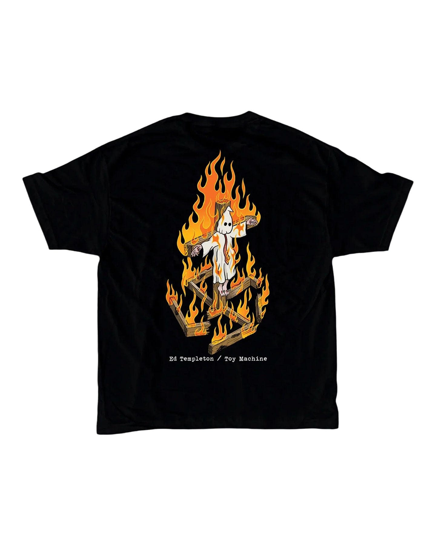 Toy Machine Charred Cross Tee - -