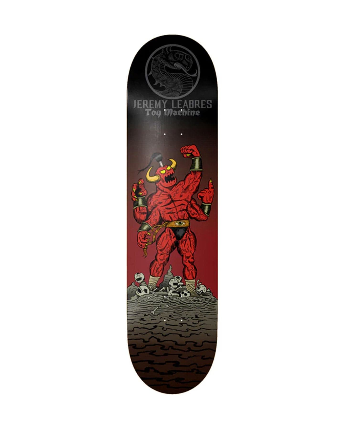 Toy  Machine Leabres Death Fight Deck - 8.25" - BRDTMJL07 - 827059460759