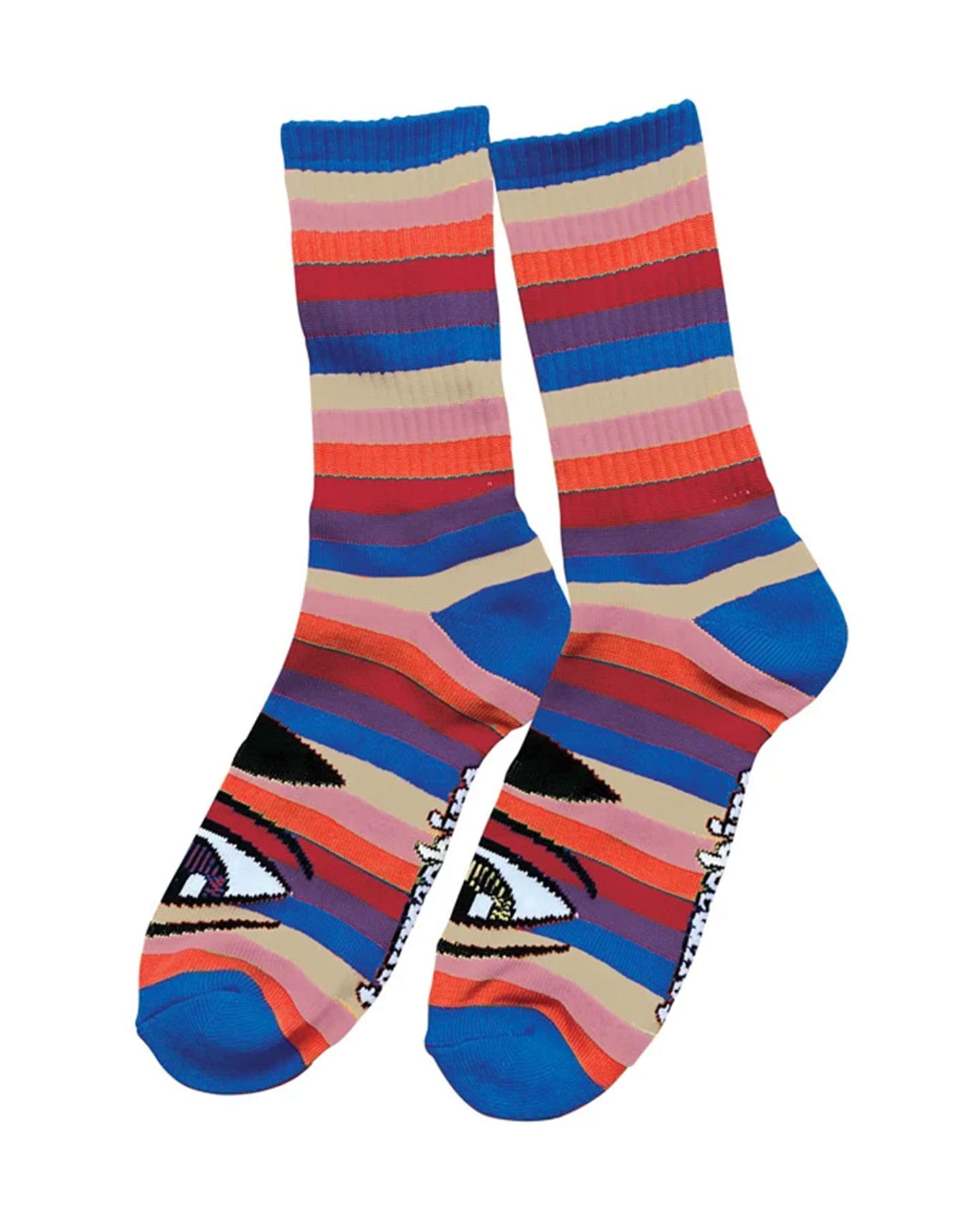 Toy Machine Sect Eye Rainbow Socks - Blue - SOCTM0046 - 827059468793