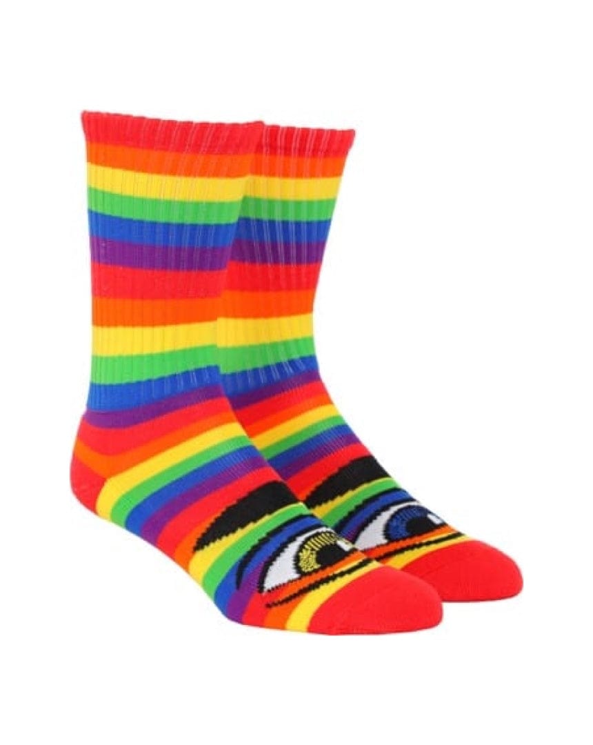 Toy Machine Sect Eye Rainbow Socks - Multi - SOCTM0046 - 827059381337