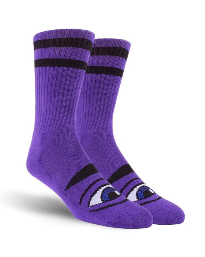 Toy Machine Sect Eye Sock - Purple - SOCTM0011-PRP - 827059264456