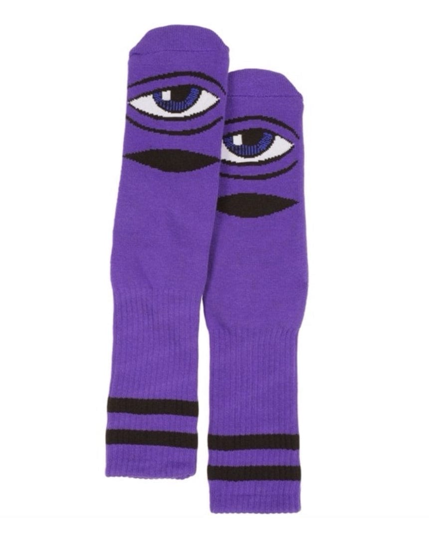 Toy Machine Sect Eye Sock - Purple - SOCTM0011-PRP - 827059264456