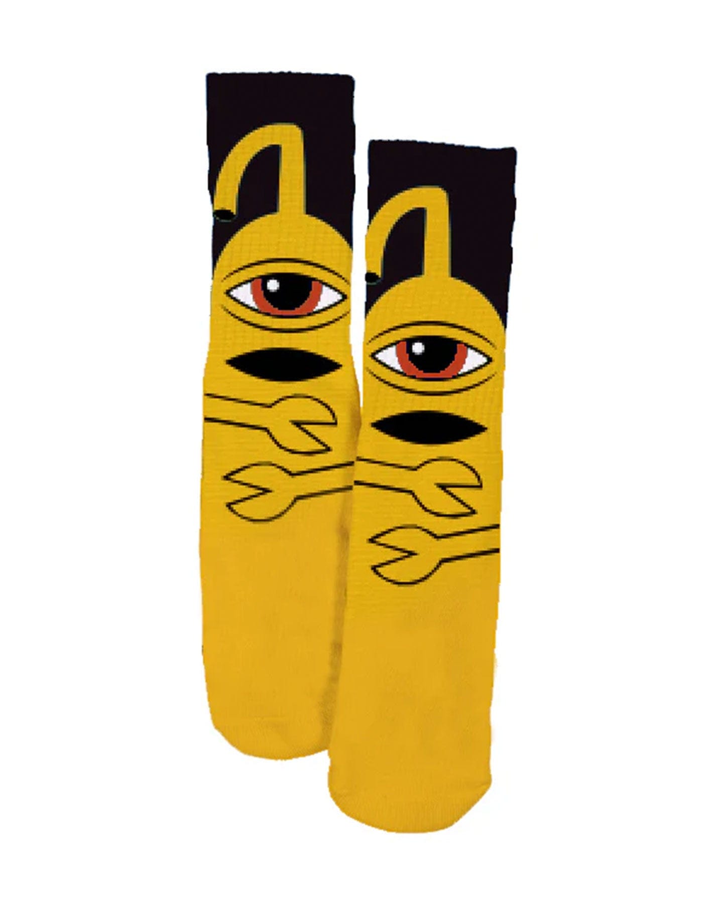 Toy Machine Sect Hug Socks - Yellow - SOCTM0071 -