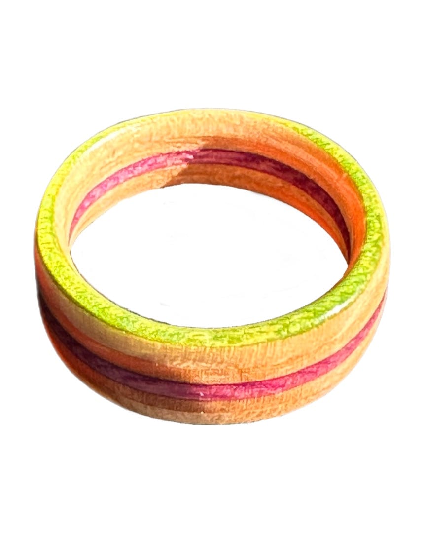 Tricky Ricky Recycled Skateboard Ring - - 84294391