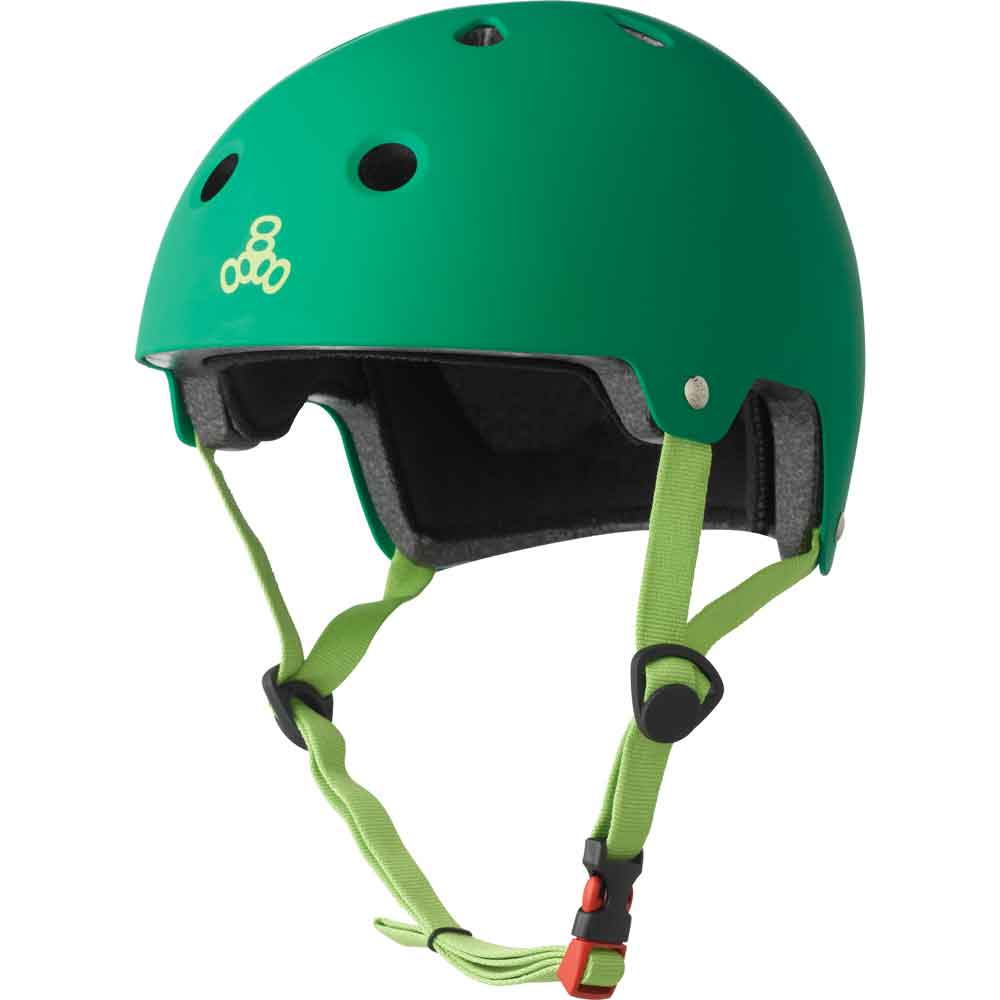 Triple Eight Dual Certified Helmet - Kelly Green - 3027 - 604352030274