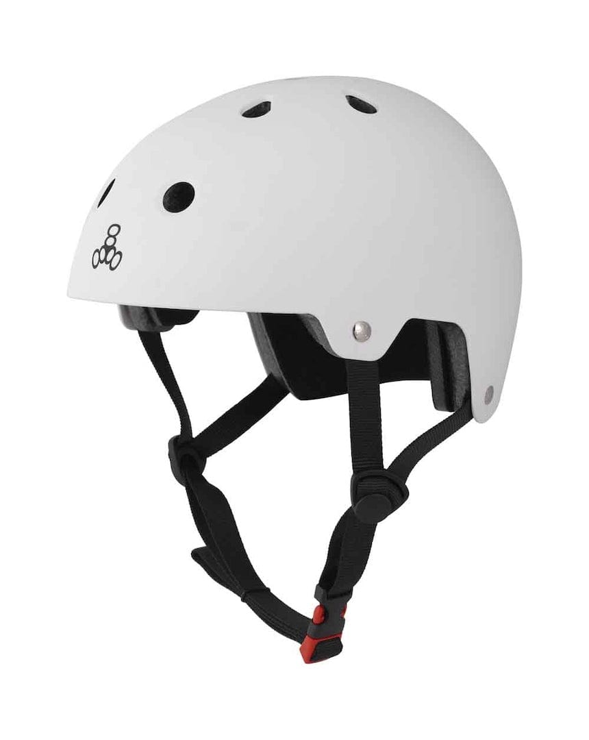 Triple Eight Dual Certified Helmet - Matte White - 3017 - 604352030175