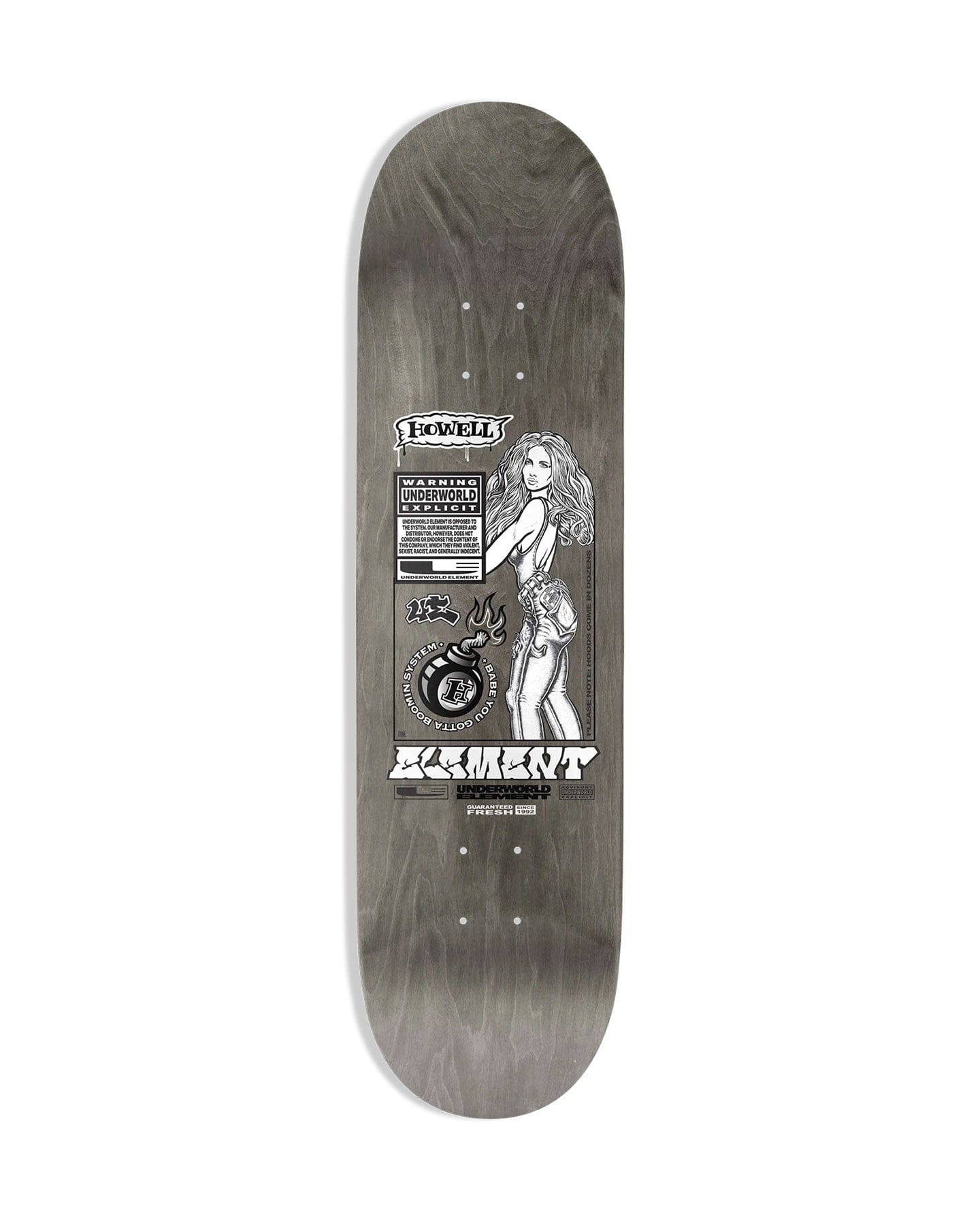 Underworld Element Howell Boomin System EX7 Deck - 8.25" - -