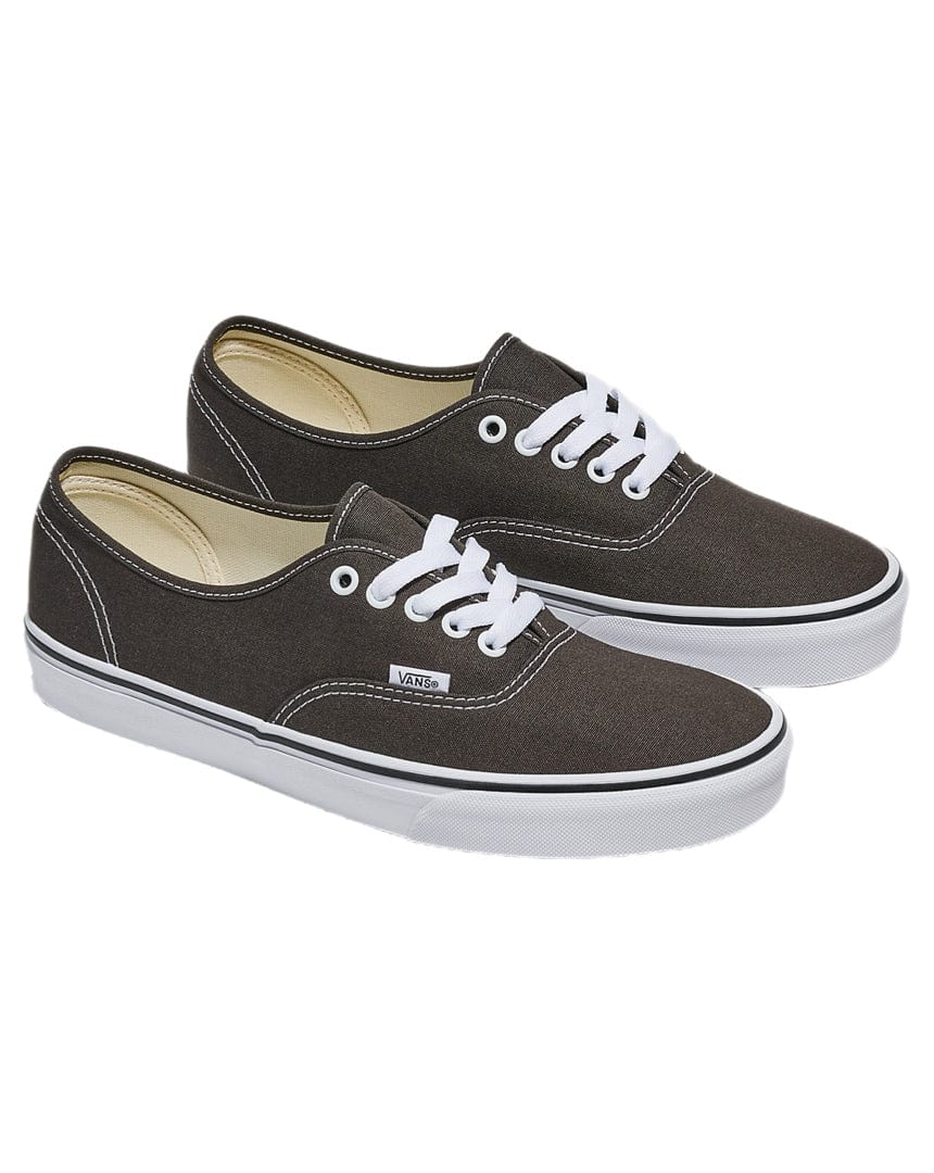 Vans Authentic Color Theory Turkish Coffee brown featuring lined canvas upper