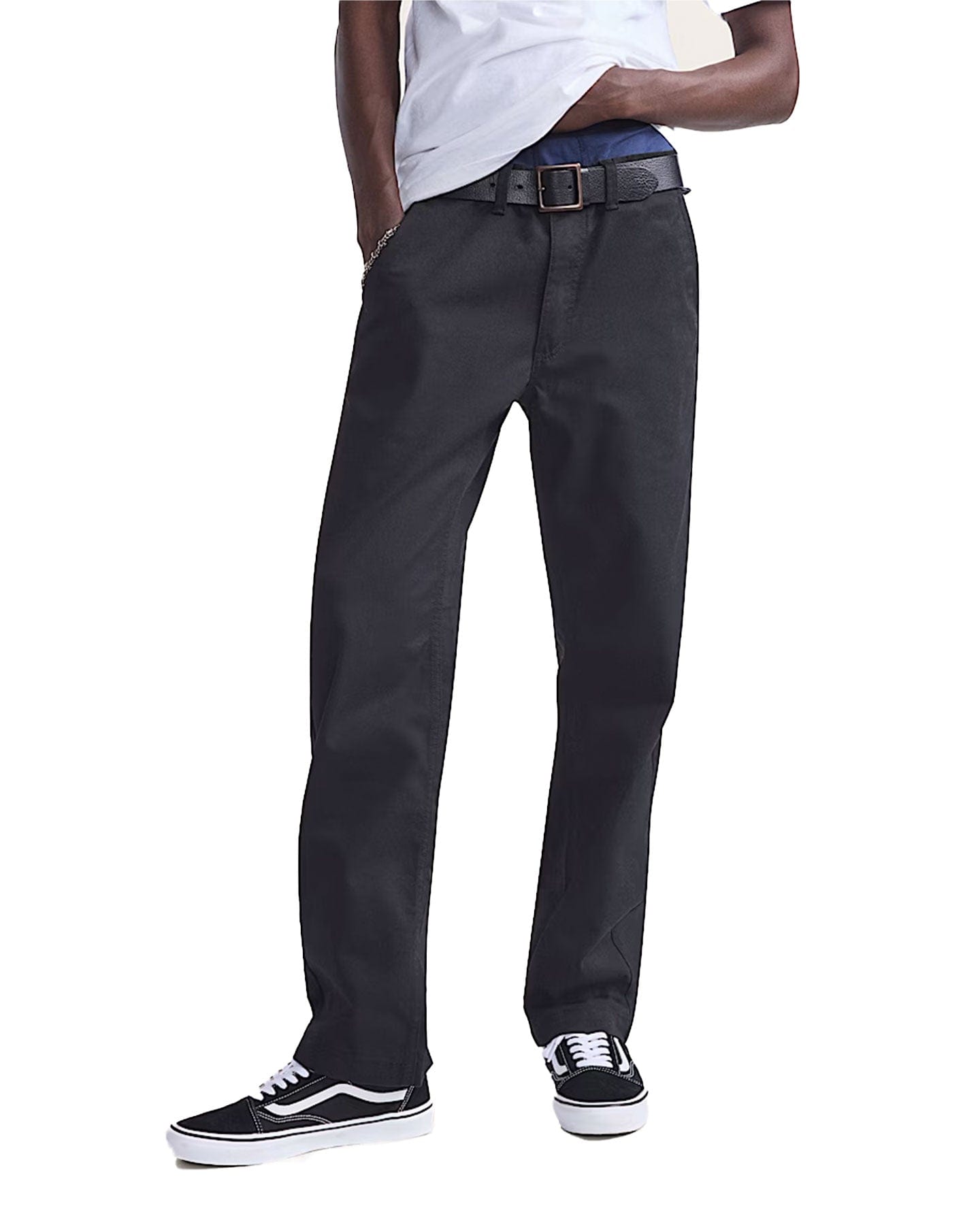Vans Authentic Relaxed Chino Pants - Black - -