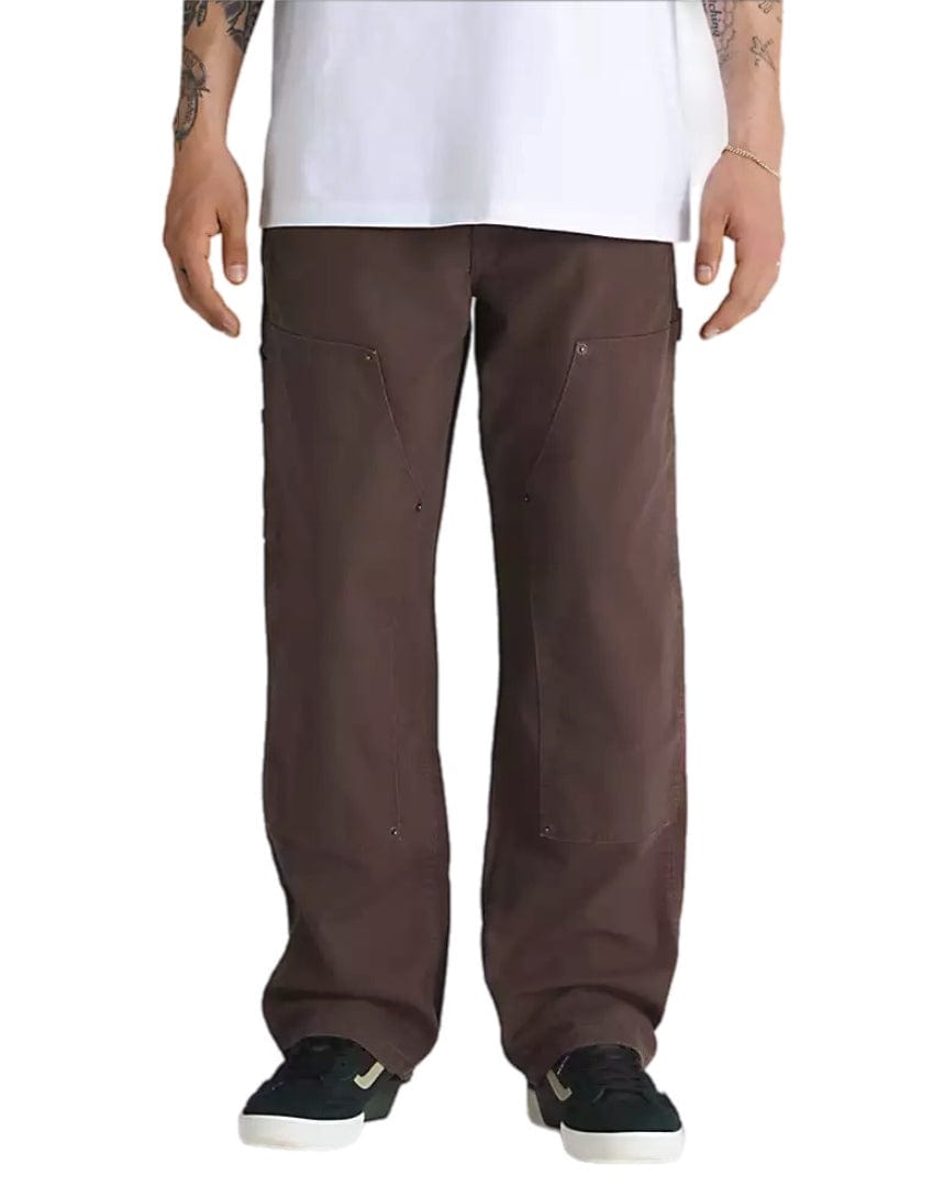 Vans AVE Skate Drill Chore Loose Carpenter Pants - Chocolate Brown - -