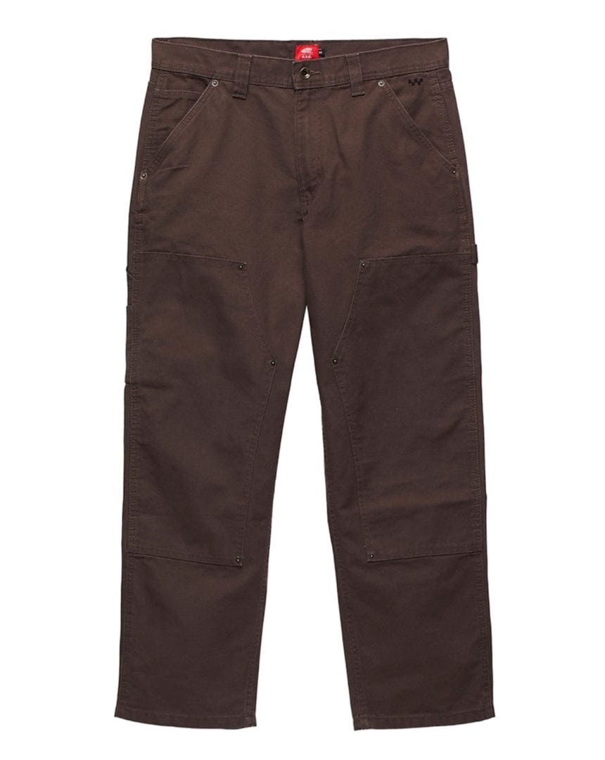 Vans AVE Skate Drill Chore Loose Carpenter Pants - Chocolate Brown - VN000J9JZR6 - 197065491758