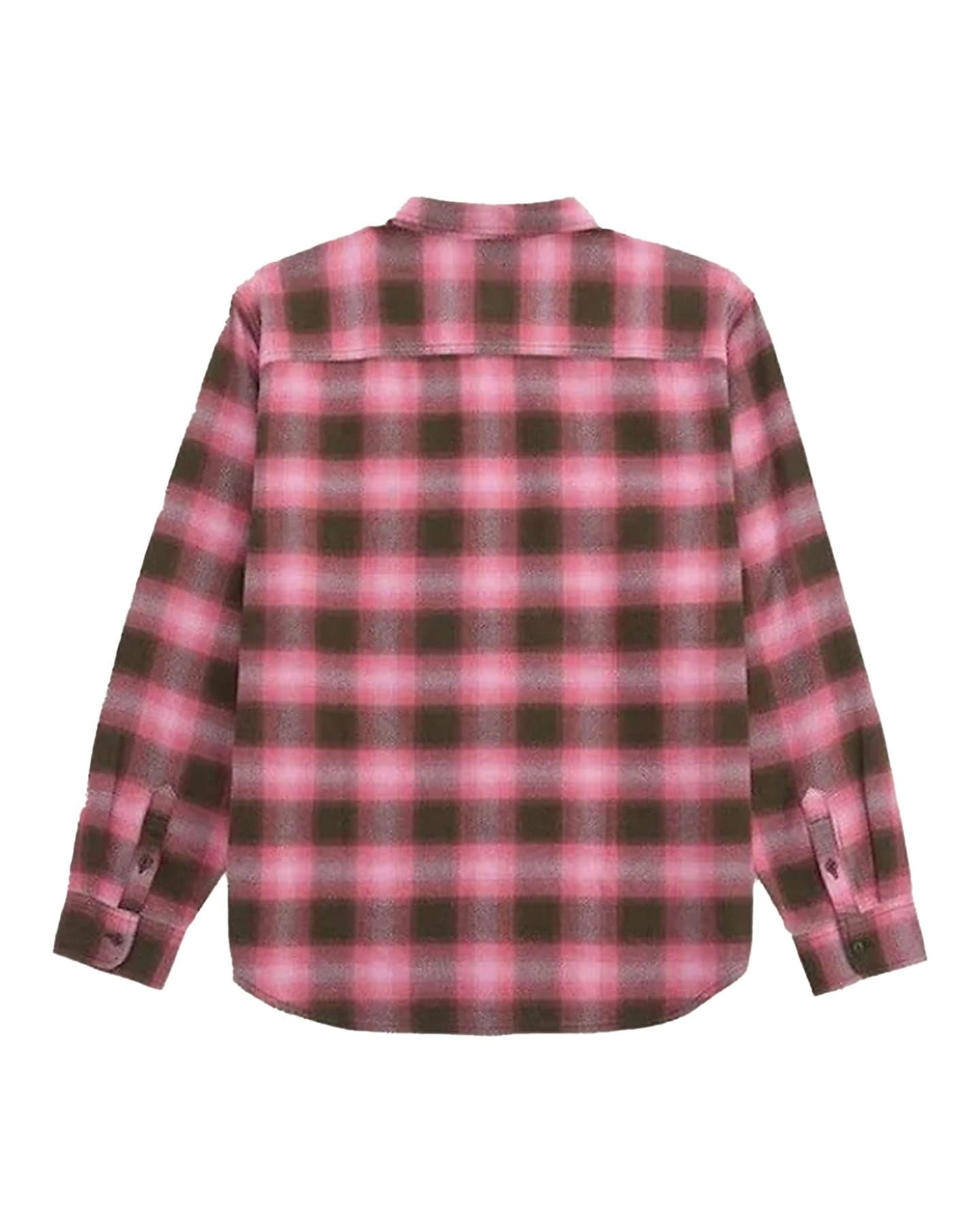 Vans Bixby Plaid Flannel - Coal Brown / Pink Dawn - -