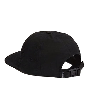 Vans Cafe Jockey Hat - Black - VN000Q9YBLK - 197804374359