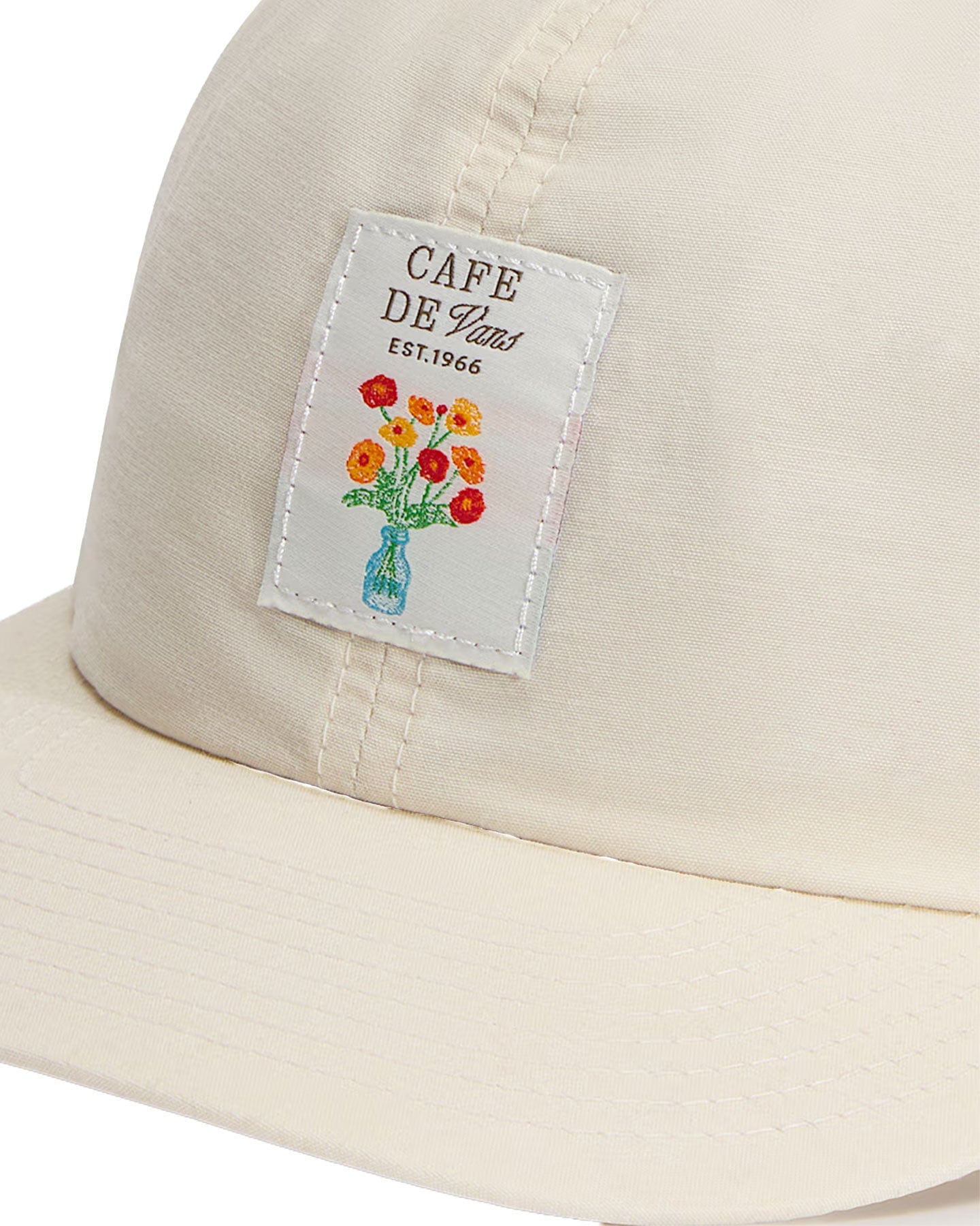 Vans Cafe Jockey Hat - Marshmallow - VN000Q9YFS8 - 197804374366