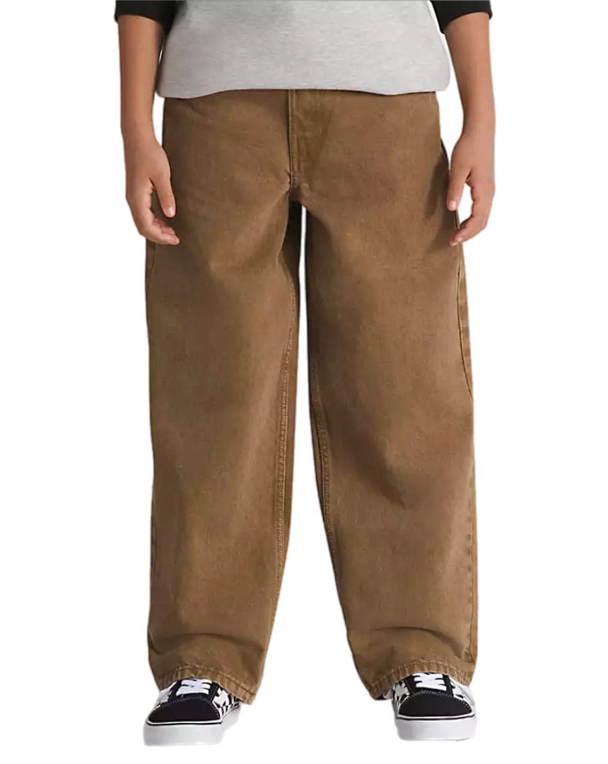 Vans Check-5 Baggy Denim Pants - Sepia - -