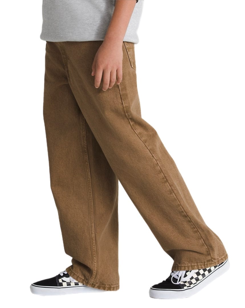 Vans Check-5 Baggy Denim Pants - Sepia - -