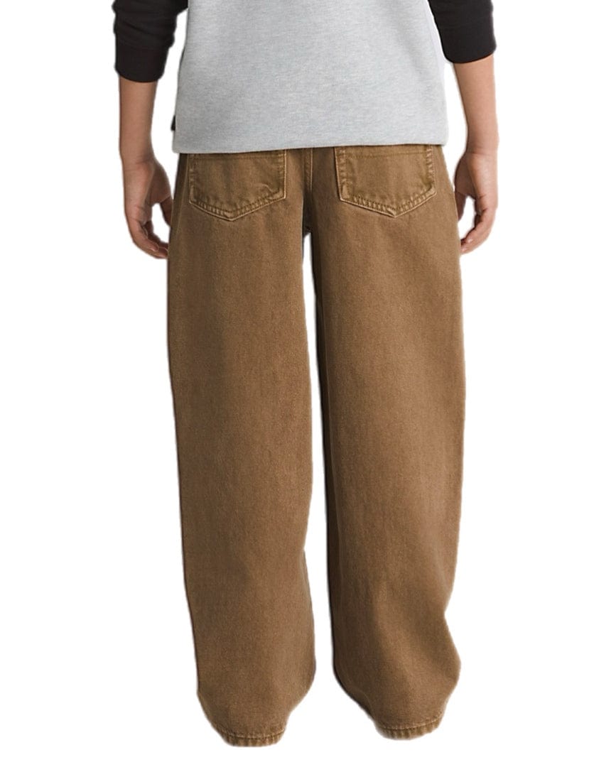 Vans Check-5 Baggy Denim Pants - Sepia - -