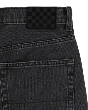Vans Check-5 Denim Shorts - Washed Black - -