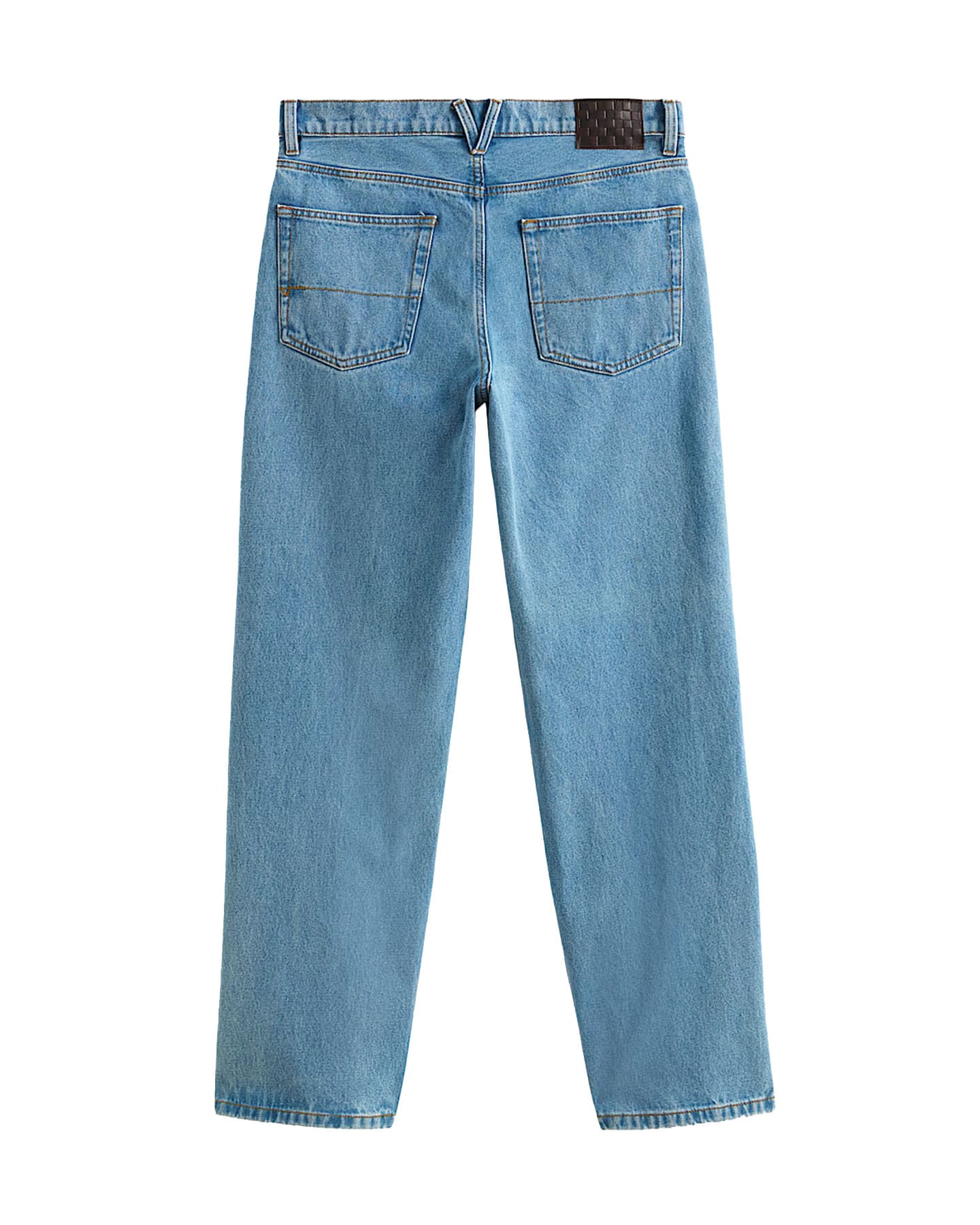 Vans Check-5 Loose Denim Pant - Stonewash Blue - -